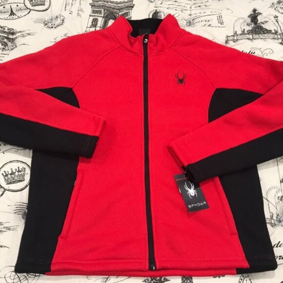 Spyder Men's Racing Red Jacket - Picture 3 of 6